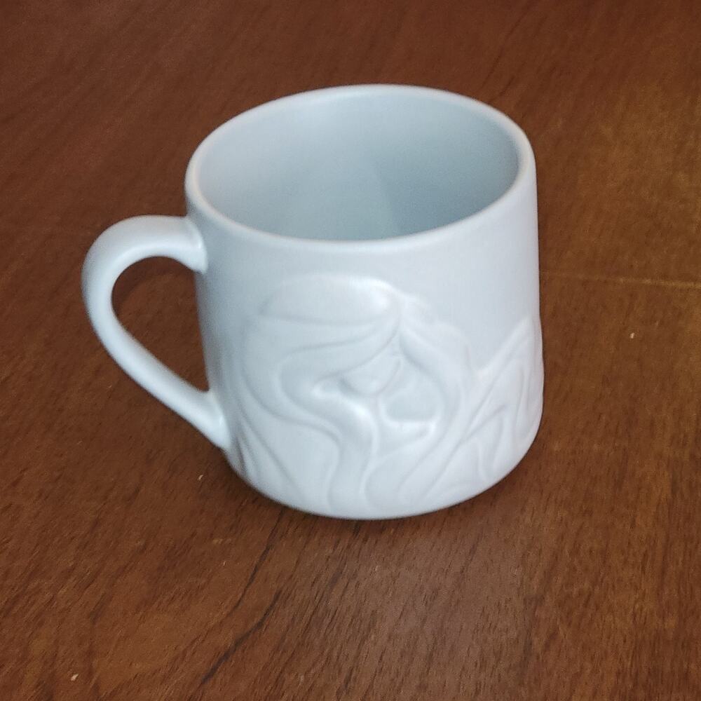 Starbucks Mug 2016 Mermaid Siren Flowing Hair 12 oz Since 71 (embossed)